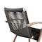 Armen Living Nabila Outdoor Light Eucalyptus Wood and Charcoal Rope Dining Chairs, PK2 840254333413 - alternate 9
